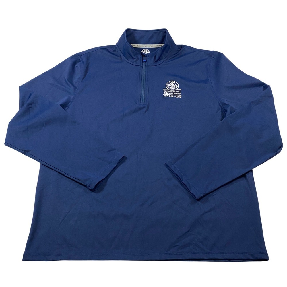 Flag & Anthem Madeflex Mens XL Navy Blue PGA Professional Championship 1/4 Zip